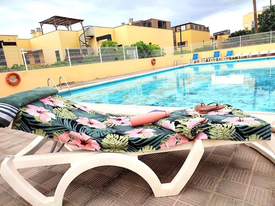 Vivienda Con Piscina, Solarium, Vistas Teide Daire Cho